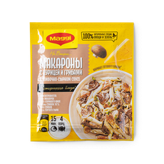 Смесь сухая Maggi На второе Макароны с курицей и грибами в сливочно ...