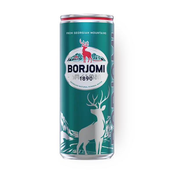 Вода минеральная лечебно-столовая Borjomi газированная