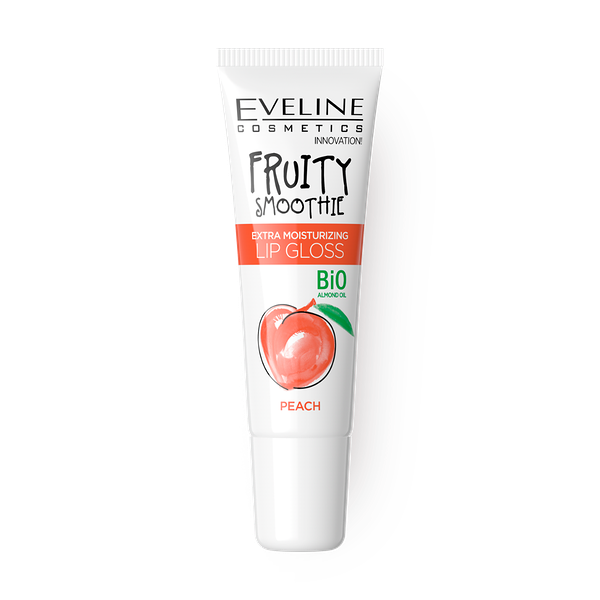 Блеск для губ Eveline Fruity Smoothie Peach экстраувлажняющий