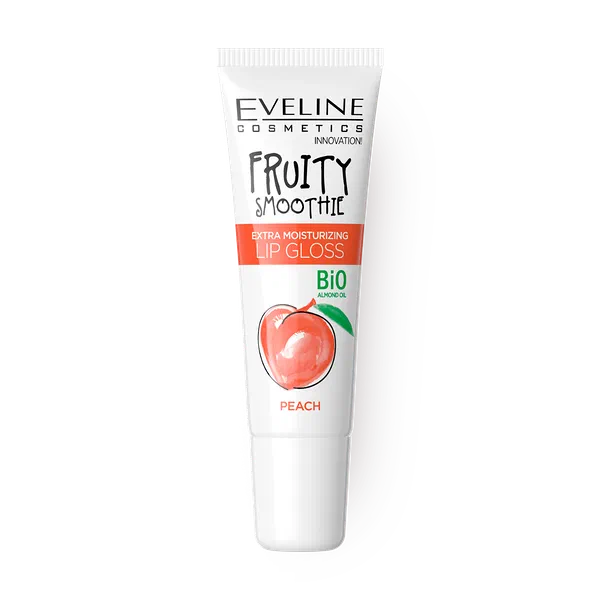 Блеск для губ Eveline Fruity Smoothie Peach экстраувлажняющий