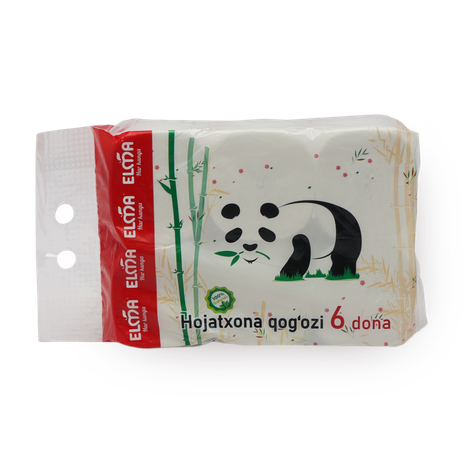 Туалетная бумага Elma Panda Asian pack Econom