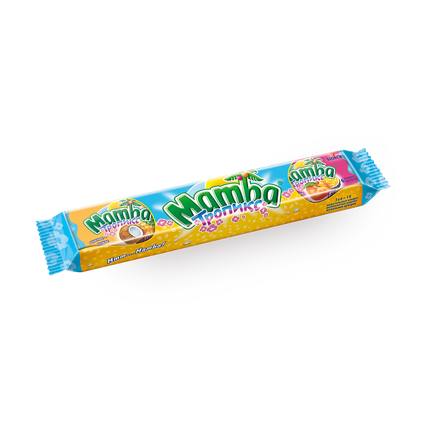 Конфеты жевательных Mamba Ассорти тропик