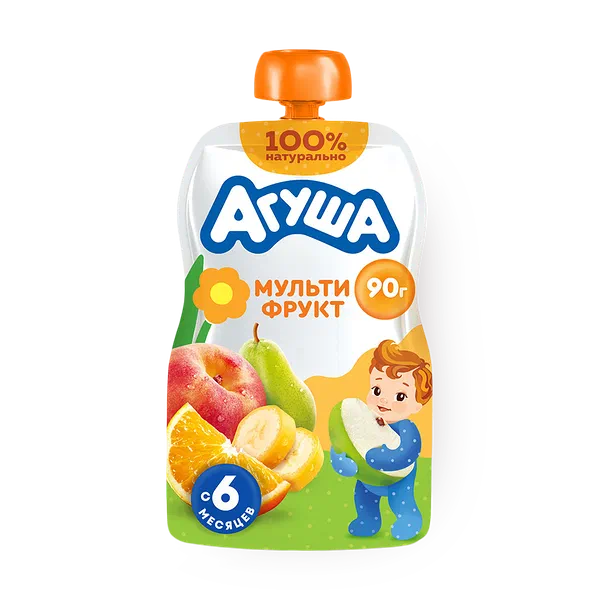 Фруктовое пюре «Агуша» мультифрукт