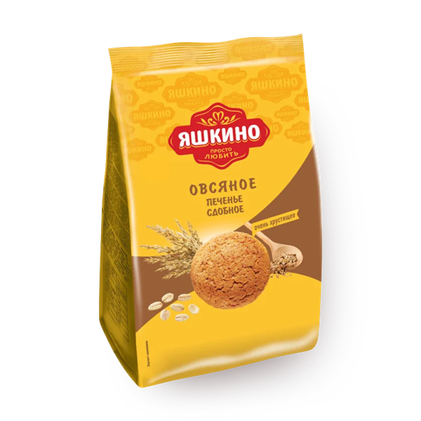 Печенье сдобное овсяное «Яшкино»