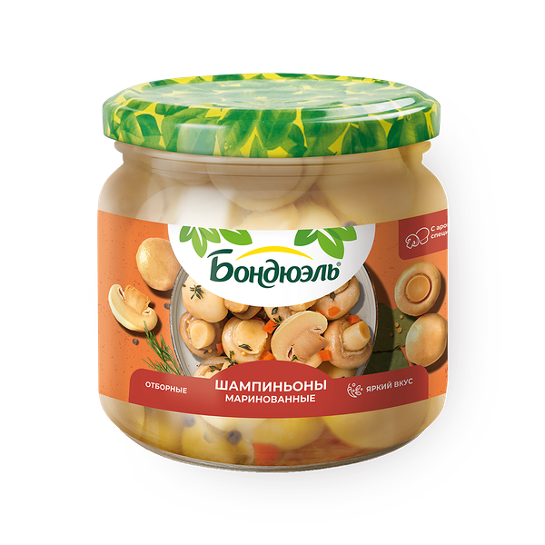 Шампиньоны маринованные «Бондюэль»