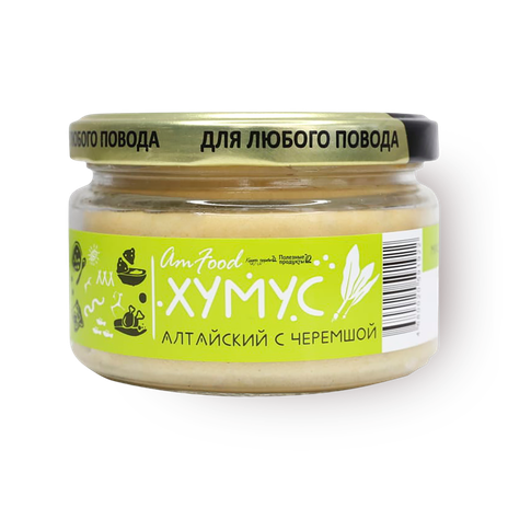 Хумус Алтайский с черемшой AmFood