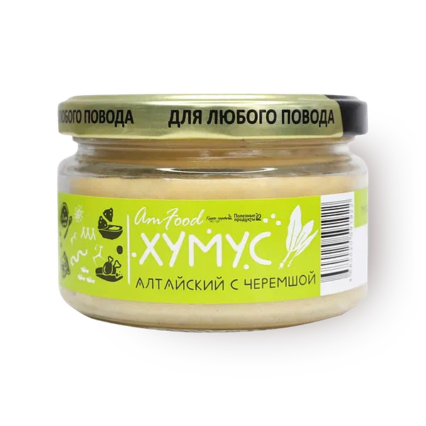 Хумус Алтайский с черемшой AmFood