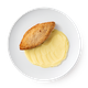 Котлета куриная с пюре