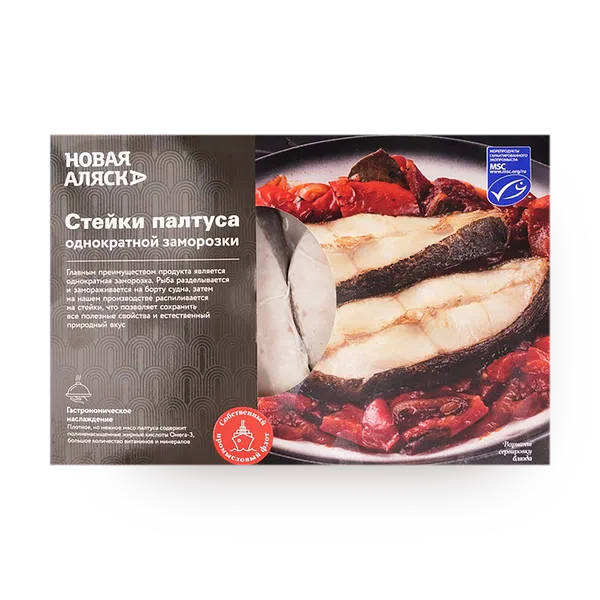 Палтус Синекорый «Новая Аляска» стейк