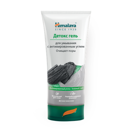 Гель для умывания Himalaya Herbals Детокс с углём и зелёным чаем