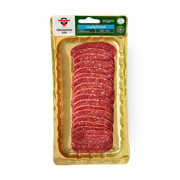 Сырокопчёная нарезка To'xtaniyoz-ota Альпийский