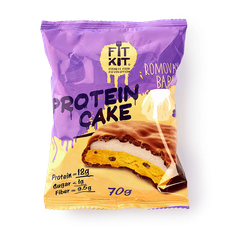 Печенье протеиновое Fit Kit с суфле ромовая баба без сахара, 50 г ...