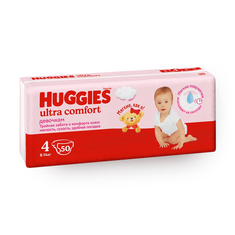 Подгузники Huggies Ultra Comfort 4 4-14 кг