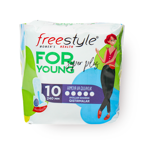 Прокладки женские гигиенические Free Style For Young Super Plus