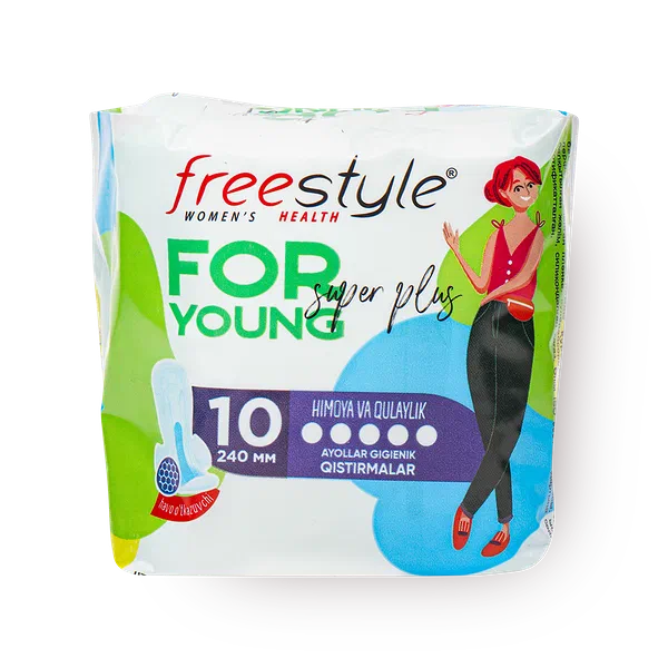 Прокладки женские гигиенические Free Style For Young Super Plus