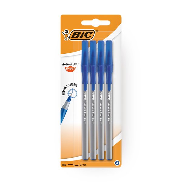 Ручка шариковая Bic Round Stic Exact синяя