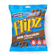 Flipz Milk chocolate covered pretzels