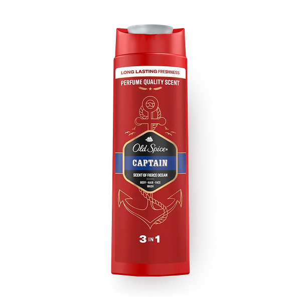 Гель для душа+шампунь Old Spice Captain