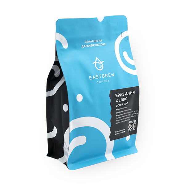 Кофе в зёрнах Eastbrew Coffee Бразилия Фелпс