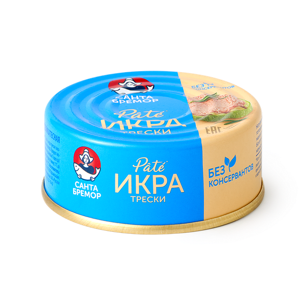 Икра трески «Санта Бремор» Pate
