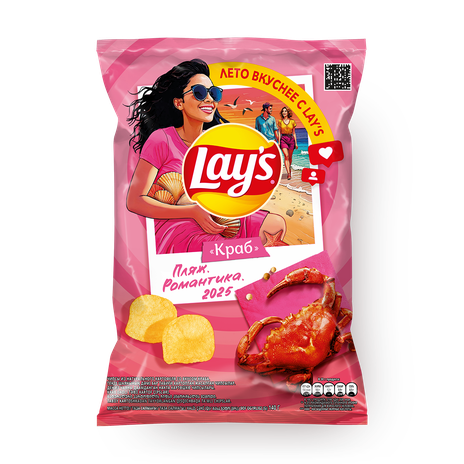 Чипсы Lay's краб