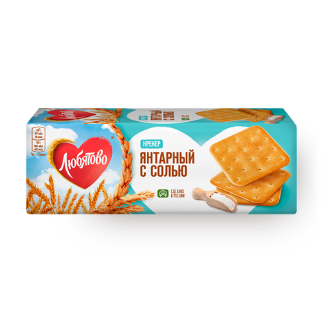 Крекер Янтарный «Любятово» с солью