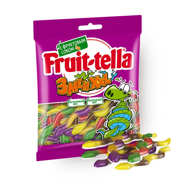 Мармелад жевательный Fruit-tella Змеи XXL