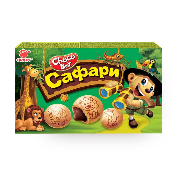 Печенье Orion Choco Boy Сафари