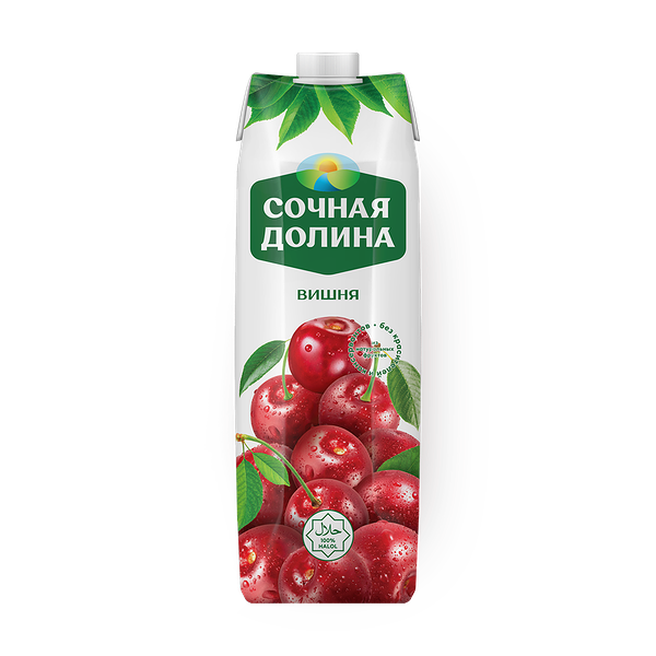 Сок Вишневый «Сочная долина» осветлённый