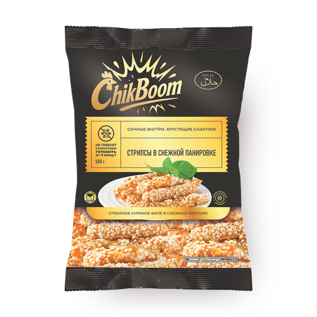 Стрипсы Chik Boom в снежной панировке замороженные