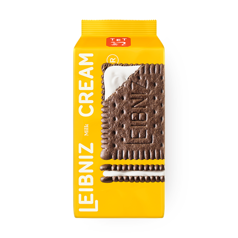Печенье-сэндвич Leibniz крем молоко
