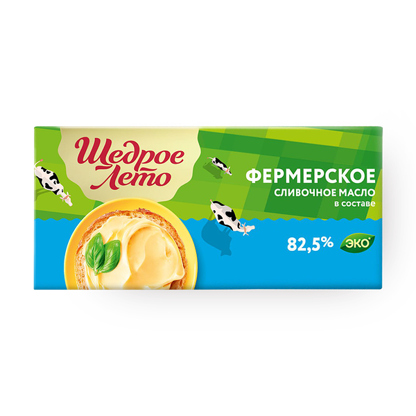 Спред растительно-жировой 82,5% «Щедрое лето» фермерское