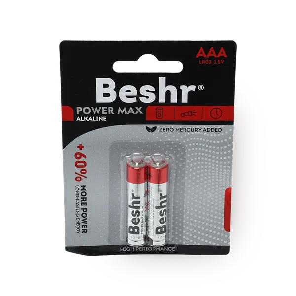 Батарейка Beshr Power Max Alkaline 2B Aaa Lr03 1.5V