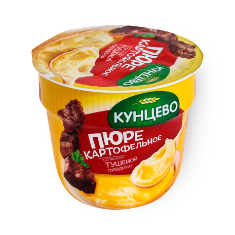 Картофельное пюре «Кунцево» со вкусом тушёной говядины