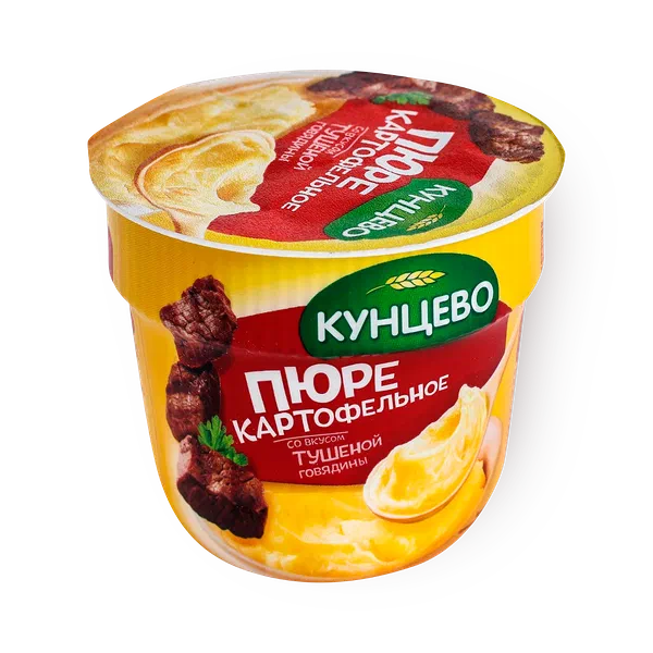 Картофельное пюре «Кунцево» со вкусом тушёной говядины