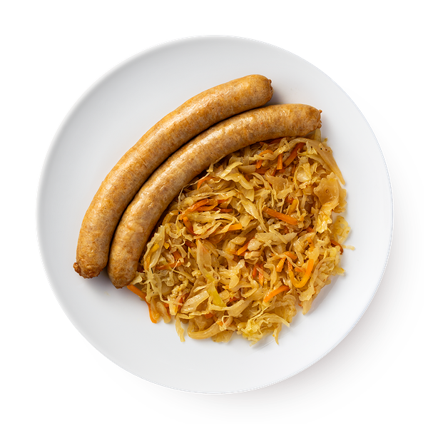 Колбаски с тушёной капустой Mazzali