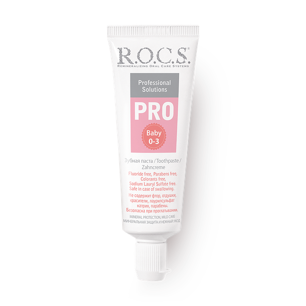 Зубная паста ROCS Pro Baby Минеральная защита