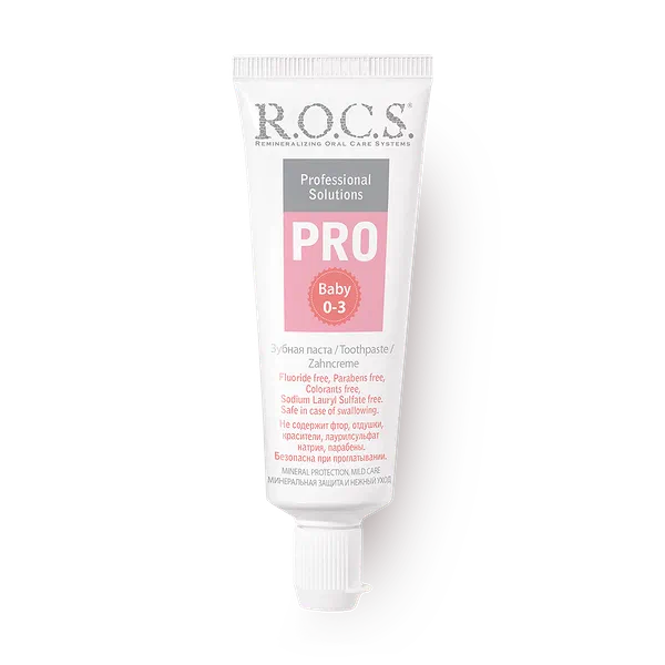 Зубная паста ROCS Pro Baby Минеральная защита