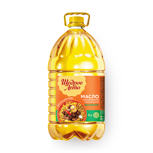 Масло подсолнечное Щедрое лето рафинированное