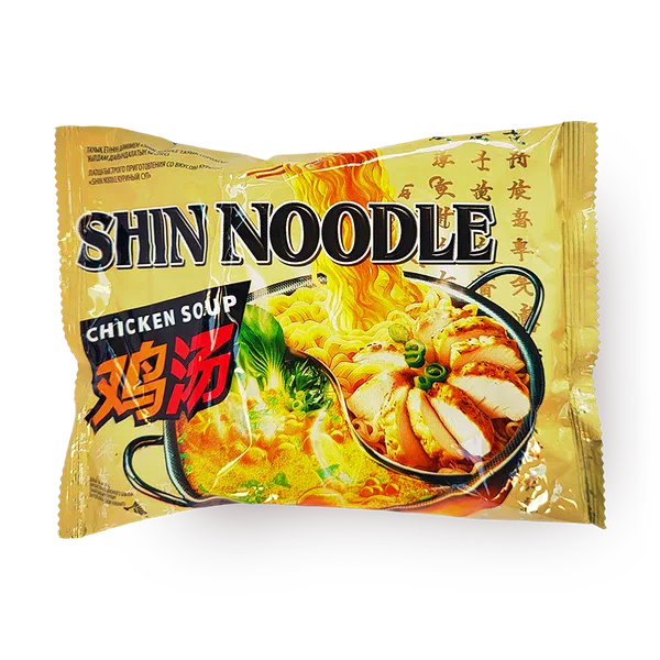 Лапша Shin Noodle со вкусом курицы куриный суп