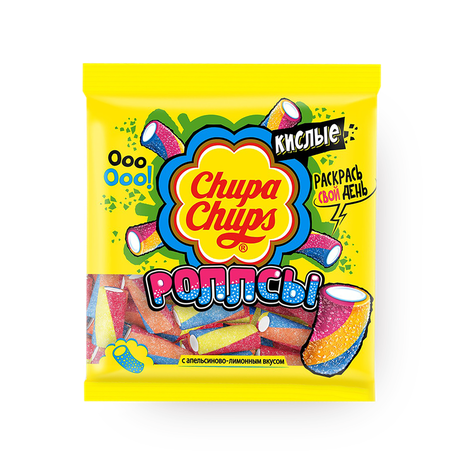 Мармелад жевательный Chupa Chups Кислые роллсы