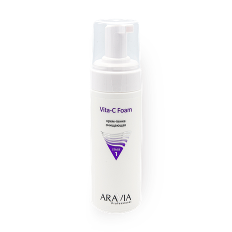 Крем-пенка очищающая Aravia Professional Vita-C Foam