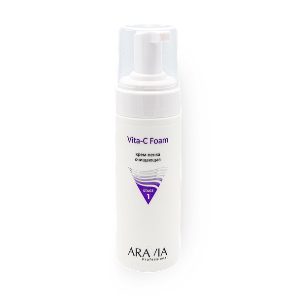 Крем-пенка очищающая Aravia Professional Vita-C Foam