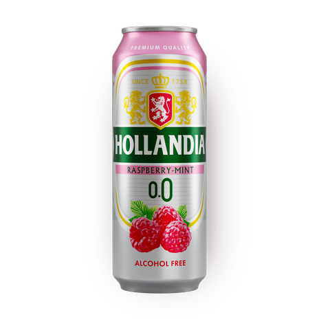 Пивной напиток 0,0% Hollandia малина