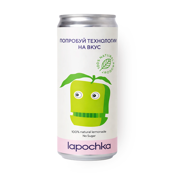 Лимонад Lapochka дыня, клубника, лимон, лемонграсс, лайм