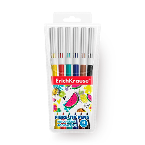 Фломастеры Erich Krause Light 6 цветов
