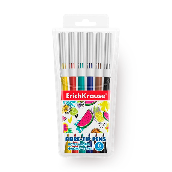 Фломастеры Erich Krause Light 6 цветов