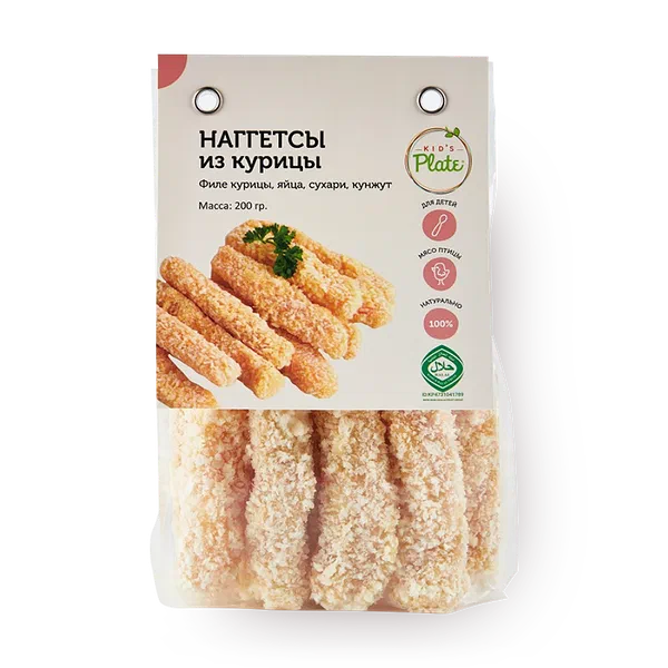 Наггетсы куриные Kid's Plate замороженные
