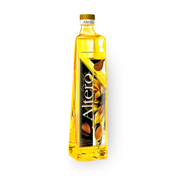 Масло подсолнечное Altero Almond с добавлением миндального масла