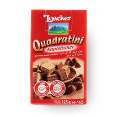 Loacker Quadratini Walnut wafers